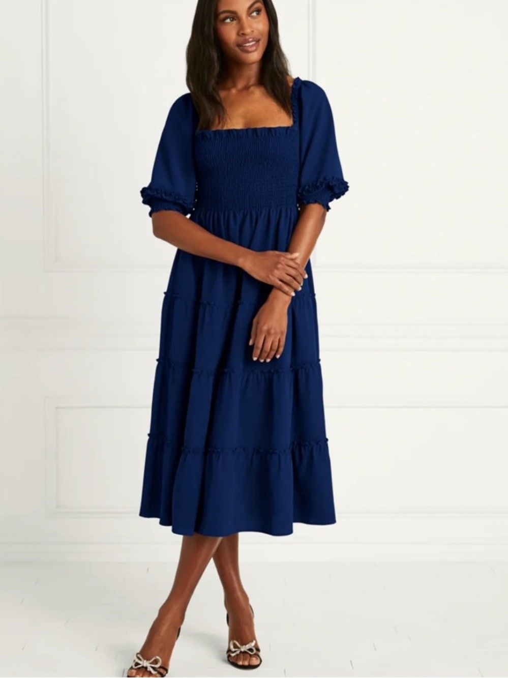 Hill House Home Nesli Nap Dress Navy Sz Small